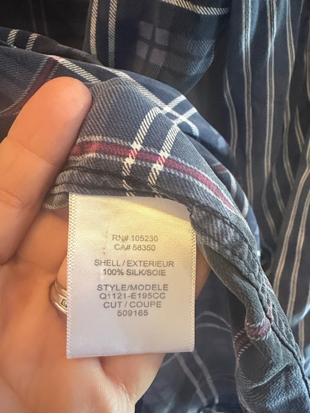Equipment silk blouse - Picture 4 of 5